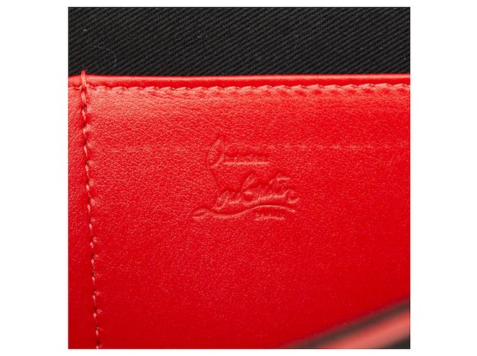 Borsa Christian Louboutin Trick Track Nero Rosso - vista 10