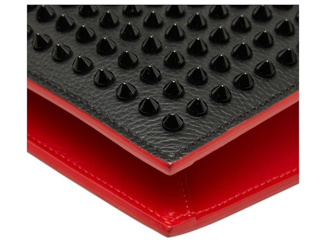Borsa Christian Louboutin Trick Track Nero Rosso - vista 5