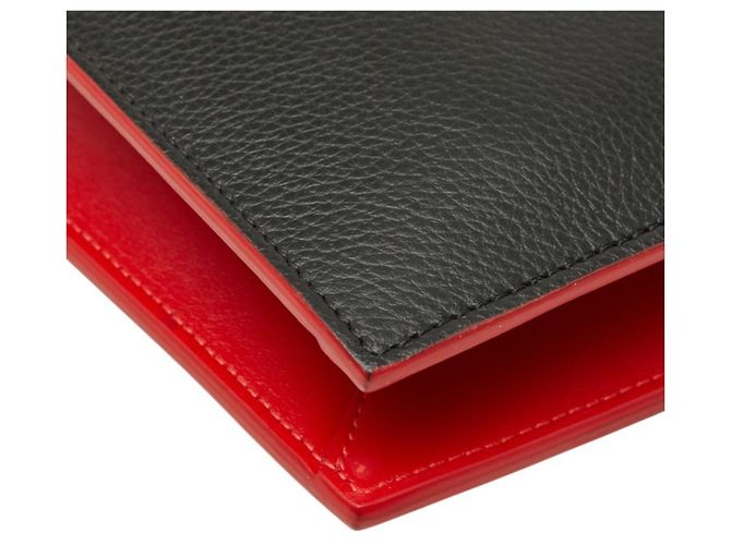Borsa Christian Louboutin Trick Track Nero Rosso - vista 6