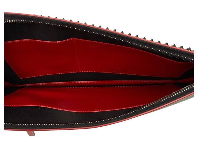 Borsa Christian Louboutin Trick Track Nero Rosso - vista 8