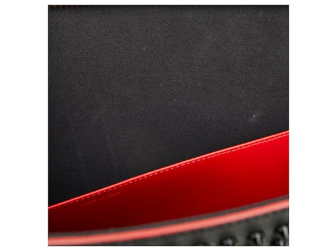 Borsa Christian Louboutin Trick Track Nero Rosso - vista 9