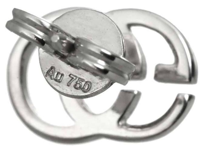 Pendientes Gucci GG Running en oro blanco de 18K - vista 6