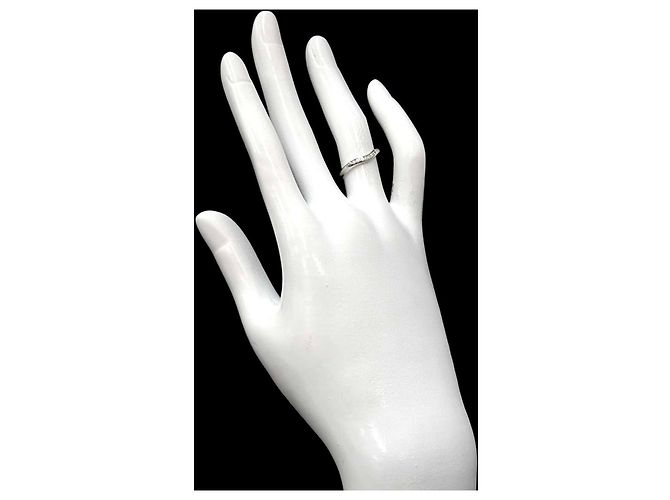 Autre Marque Anello Fascia Curva Tiffany & Co. in Platino 950 - Ansicht 7