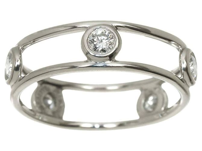 Autre Marque Anel Tiffany & Co. Double Wire em platina - vista 2