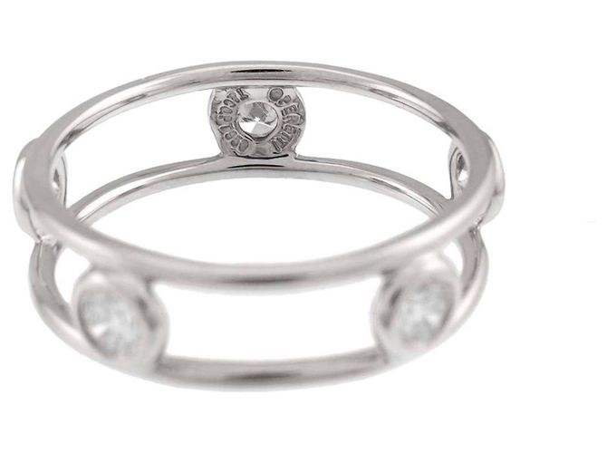 Autre Marque Anel Tiffany & Co. Double Wire em platina - vista 3