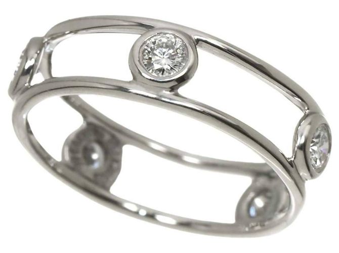 Autre Marque Anel Tiffany & Co. Double Wire em platina - vista 4