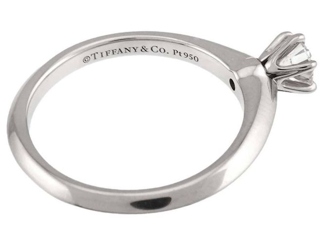 Autre Marque Tiffany & Co. Platin-Solitär-Diamantring - Ansicht 3