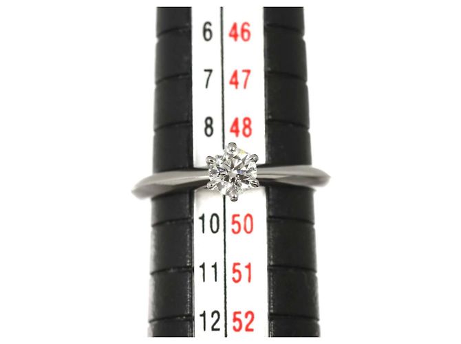 Autre Marque Tiffany & Co. Platin-Solitär-Diamantring - Ansicht 7