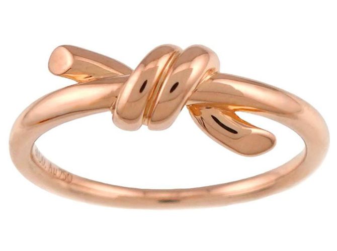 Autre Marque Anello Fascia Knot Tiffany & Co. in oro rosa 18K - vista 2