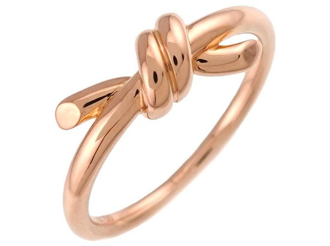 Autre Marque Anello Fascia Knot Tiffany & Co. in oro rosa 18K - vista 4