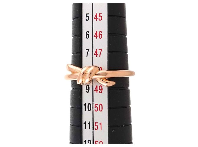 Autre Marque Anello Fascia Knot Tiffany & Co. in oro rosa 18K - vista 5