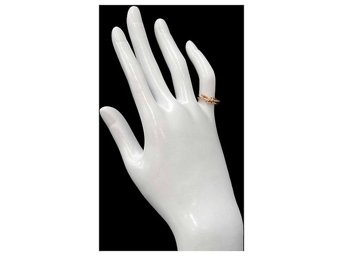 Autre Marque Anello Fascia Knot Tiffany & Co. in oro rosa 18K - vista 6