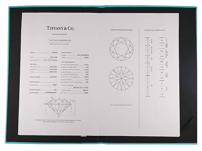 Autre Marque Anel Tiffany & Co. Harmony com Diamantes - vista 9