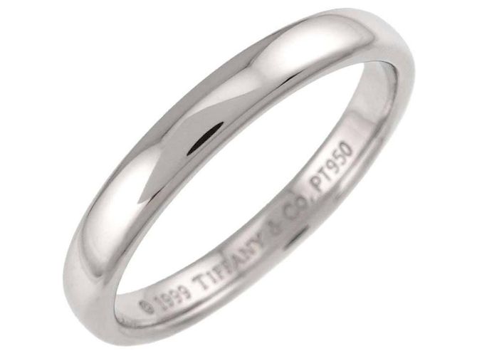 Autre Marque Anello fede Tiffany & Co. Forever 1 in platino - vista 4