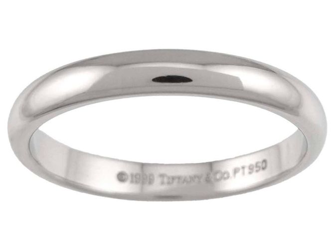 Autre Marque Tiffany & Co. Forever 1 Band Ring aus Platin - Ansicht 2