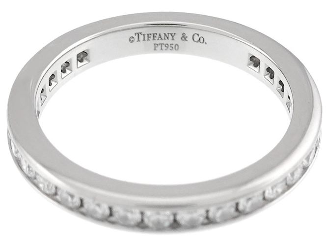 Autre Marque Anello Tiffany & Co. Full Circle con diamanti a canale in platino - vista 3