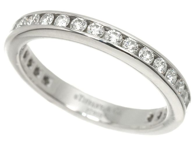 Autre Marque Anello Tiffany & Co. Full Circle con diamanti a canale in platino - vista 4