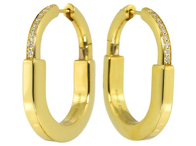 Autre Marque Tiffany & Co. Rock Medium Diamant-Creolen - Ansicht 2