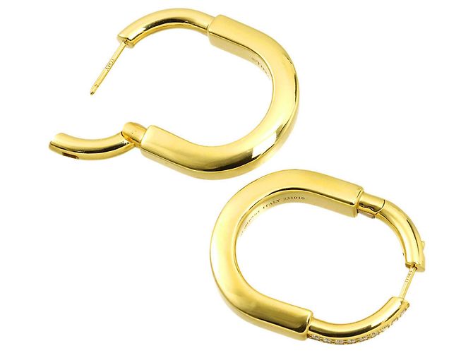 Autre Marque Tiffany & Co. Rock Medium Diamant-Creolen - Ansicht 3