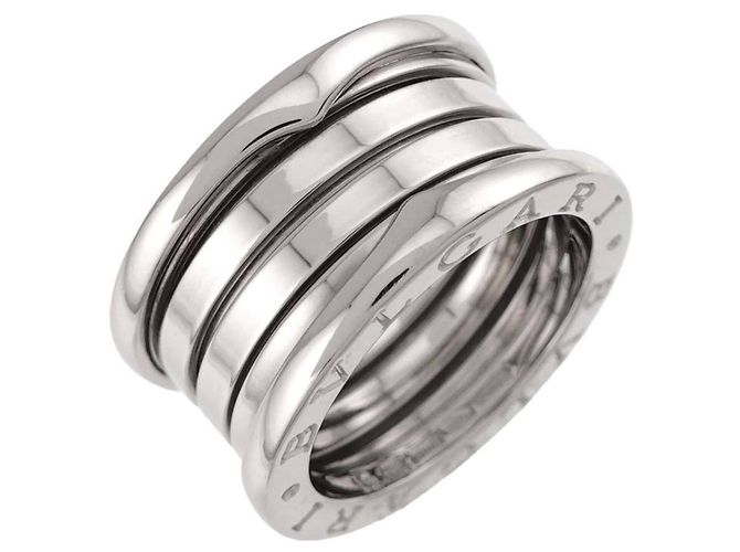 Bulgari Anillo Bvlgari B-ZERO1 de 4 bandas en oro blanco de 18K - vista 4