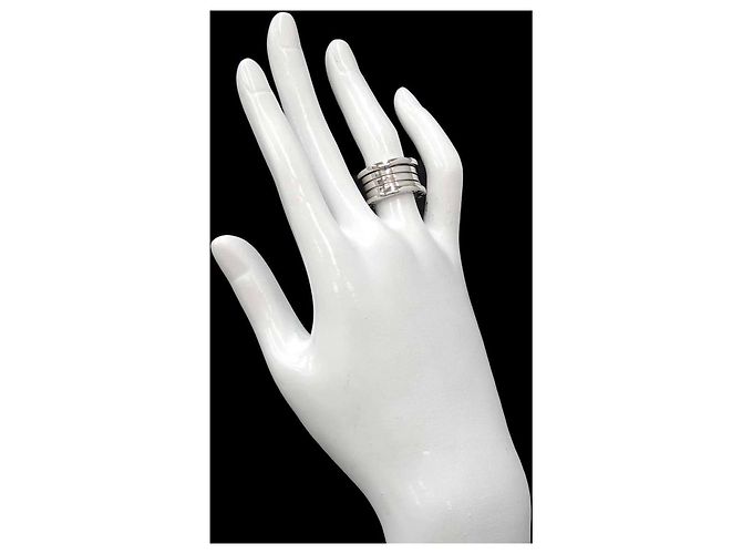 Bulgari Anillo Bvlgari B-ZERO1 de 4 bandas en oro blanco de 18K - vista 6