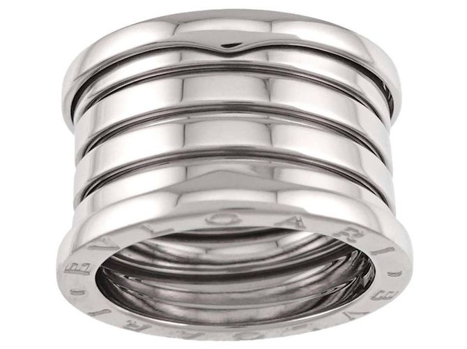 Bulgari Anello Bvlgari BVLGARI B-ZERO1 a 5 bande in oro bianco - vista 2