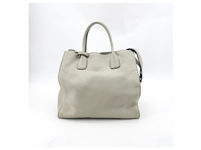 Sacola Tote Conversível Prada Vitello Daino Large Marrom - vista 2