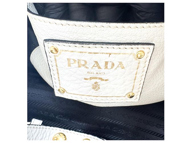 Sacola Tote Conversível Prada Vitello Daino Large Marrom - vista 6