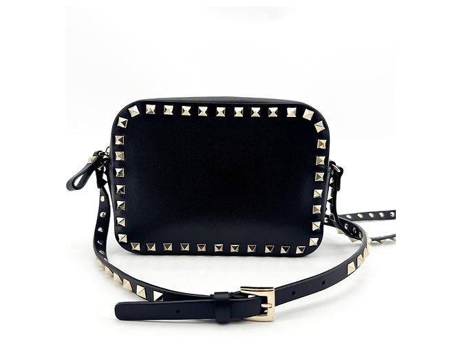 Valentino Garavani Rockstud Camera Leather Preto - vista 2