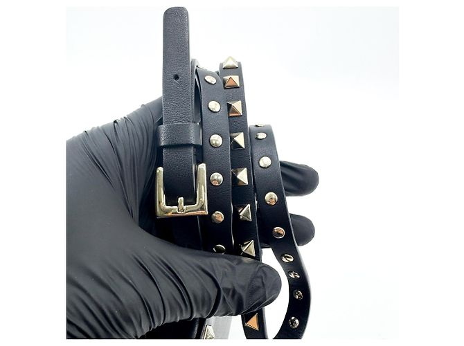 Valentino Garavani Rockstud Camera Leather Preto - vista 7