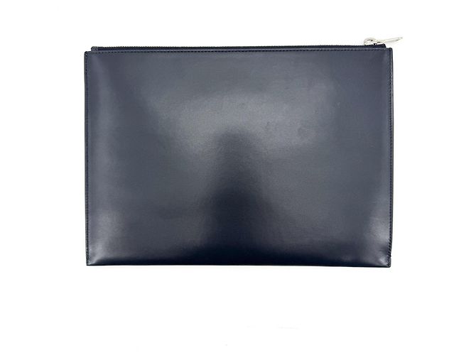 Autre Marque Saint Laurent Classic Monogram Wristlet Leather Medium Schwarz - Ansicht 2