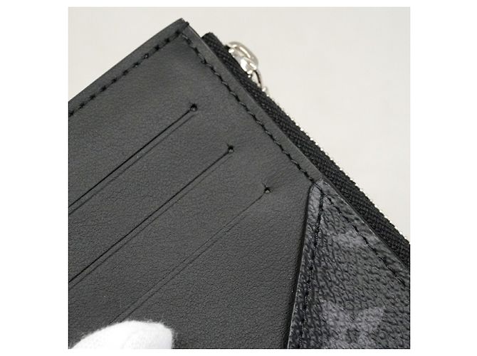 Louis Vuitton Monogram Eclipse Münz-Kartenetui Schwarz - Ansicht 7