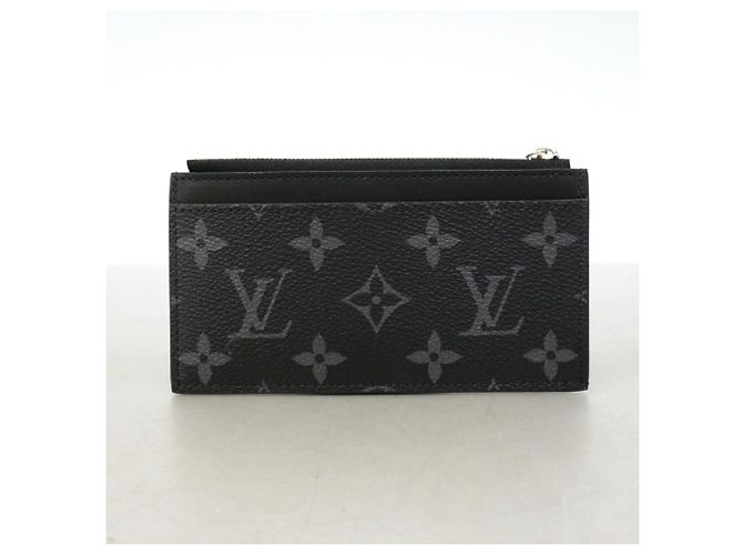 Louis Vuitton Monogram Eclipse Münz-Kartenetui Schwarz - Ansicht 8
