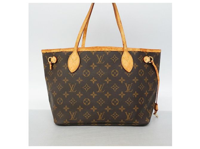 Saco Tote Louis Vuitton Monogram Neverfull PM Marrom - vista 12