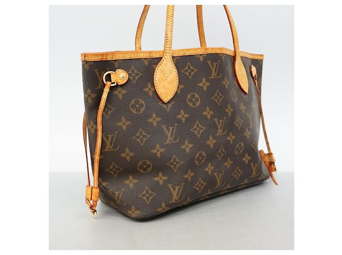 Saco Tote Louis Vuitton Monogram Neverfull PM Marrom - vista 2