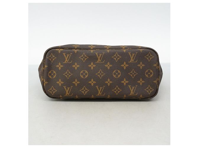 Saco Tote Louis Vuitton Monogram Neverfull PM Marrom - vista 3