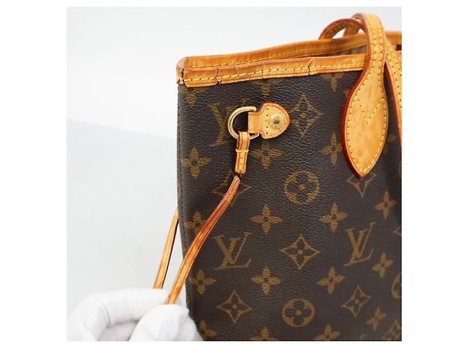 Saco Tote Louis Vuitton Monogram Neverfull PM Marrom - vista 6