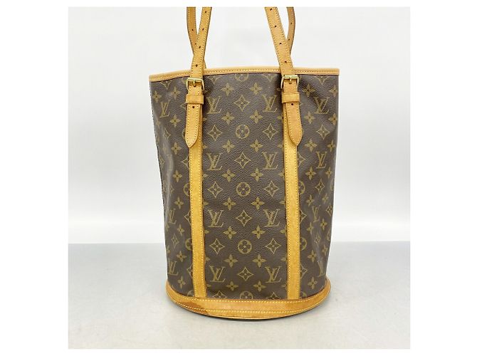 Bolso Tote Louis Vuitton Monogram Bucket GM Castaño - vista 12