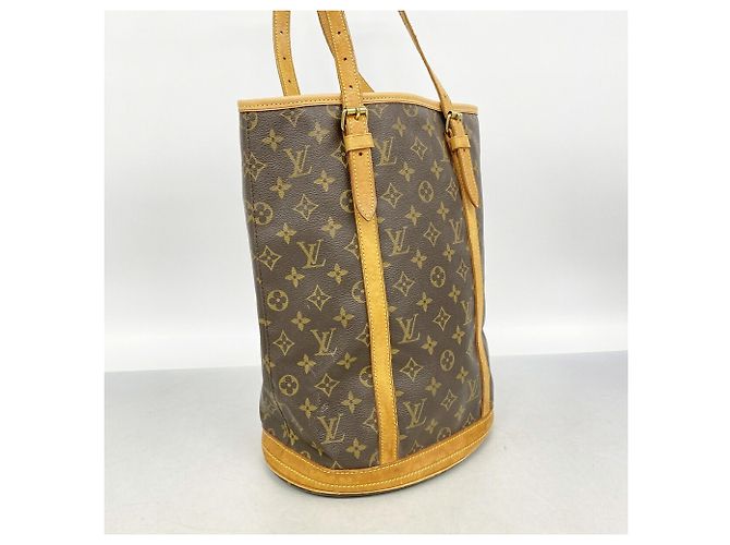 Bolso Tote Louis Vuitton Monogram Bucket GM Castaño - vista 2