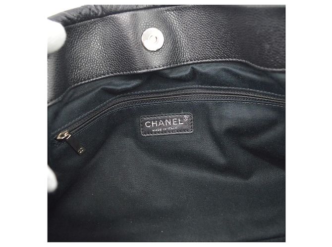 Chanel Timeless CC Soft Quilted Caviar Large Nero - vista 4