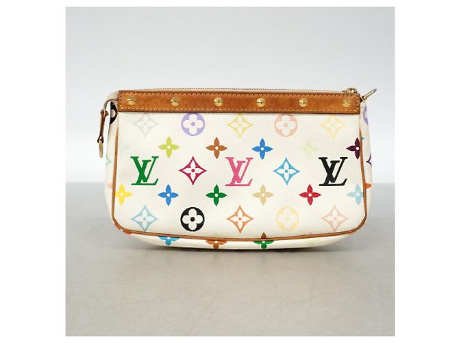 Louis Vuitton Monogram Multicolor Pochette Accessoires Blanc - vue 10