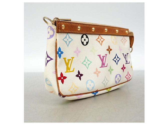 Louis Vuitton Monogram Multicolor Pochette Accessoires Blanc - vue 2