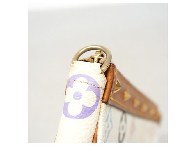 Louis Vuitton Monogram Multicolor Pochette Accessoires Blanc - vue 7