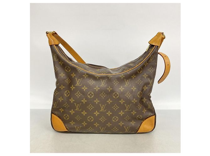 Bolso de hombro Louis Vuitton Monogram Boulogne 35 Castaño - vista 10