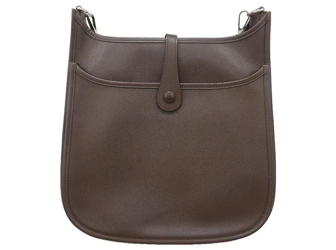 Hermès Bolso de hombro Hermes Evelyne 2PM Castaño - vista 11