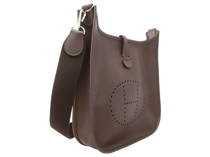 Hermès Bolso de hombro Hermes Evelyne 2PM Castaño - vista 2