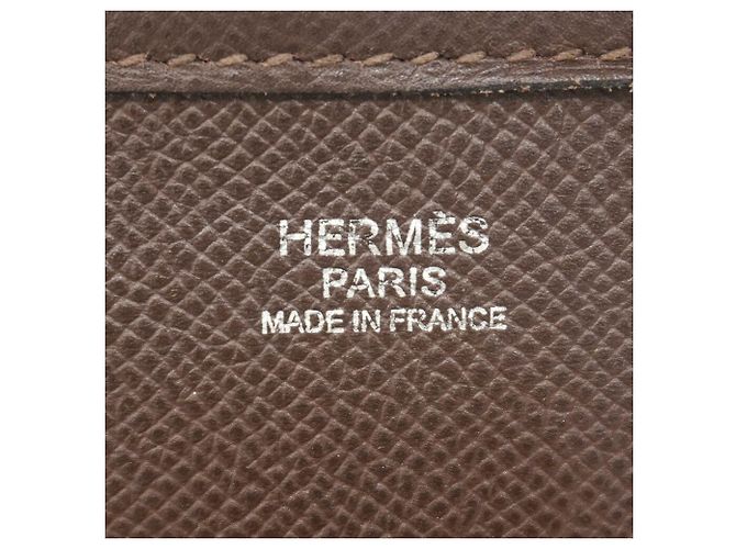 Hermès Bolso de hombro Hermes Evelyne 2PM Castaño - vista 5