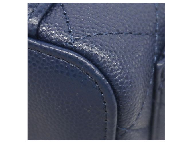 Bolsa de Ombro com Corrente Chanel Matelassé Azul - vista 6