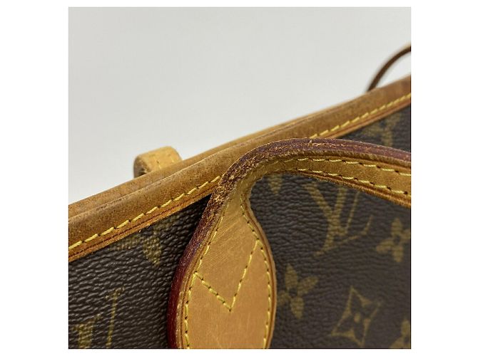 Saco Tote Louis Vuitton Monogram Neverfull MM Marrom - vista 9