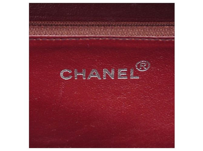 Bolso de mano Chanel marrón efecto madera Castaño - vista 5